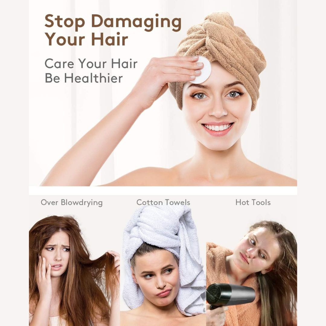 Microfiber Hair Drying Cap