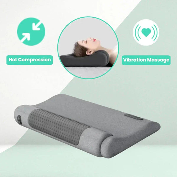 Neck Massage Pillow: CarezNek™ Hot Heating Massager for Pain Relief