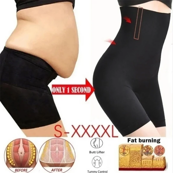 Fat Burning High Waist Underwear Body Shaping Underwear Unrolled Seamless Abdomen Control Shaping Pants Kорсет Corset боди