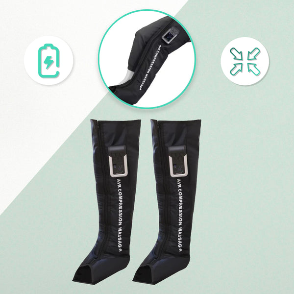 Fitease Air Compression Therapy Boots – 5 Level Leg Recovery & Muscle   Relief
