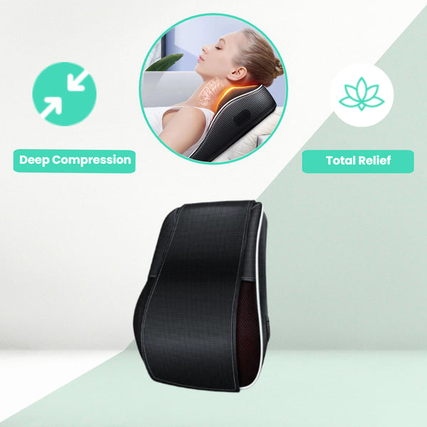 Neck Massage Pillow: Carelax™ Cervical Massager for Deep Relief & Comfort